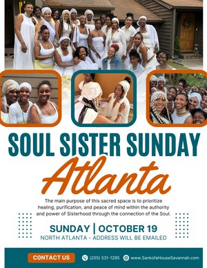 Soul Sister Sunday ~ Oct 19th ~ Atlanta, GA