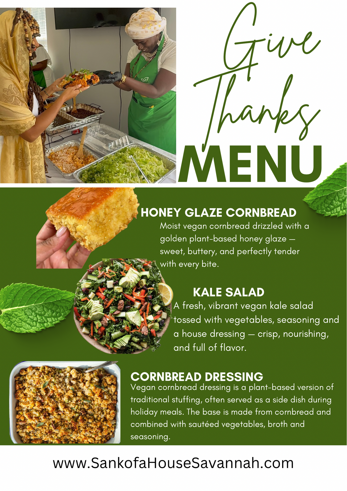 SANKOFA Give Thanks VEGAN Feast