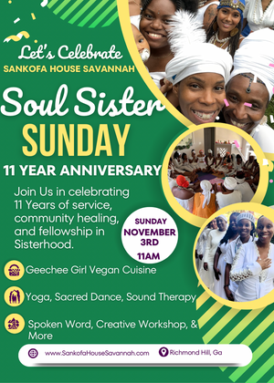 Nov 2nd - Soul Sister Sunday 12 Year Anniversary