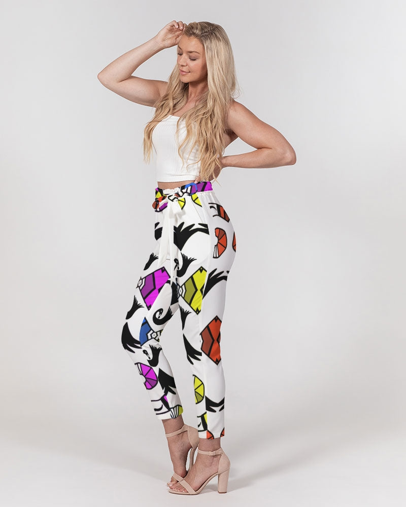 SANKOFA TRIBE Women's Belted Tapered Pants