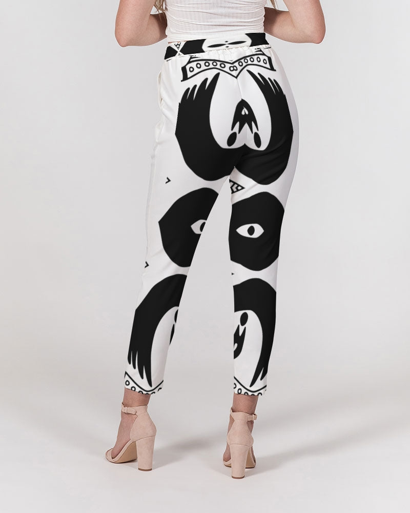 MOTHER'S ARMY Women's Belted Tapered Pants
