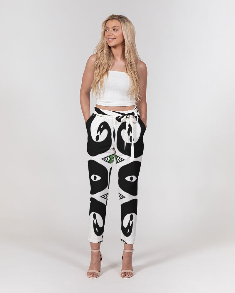 MOTHER'S ARMY Women's Belted Tapered Pants
