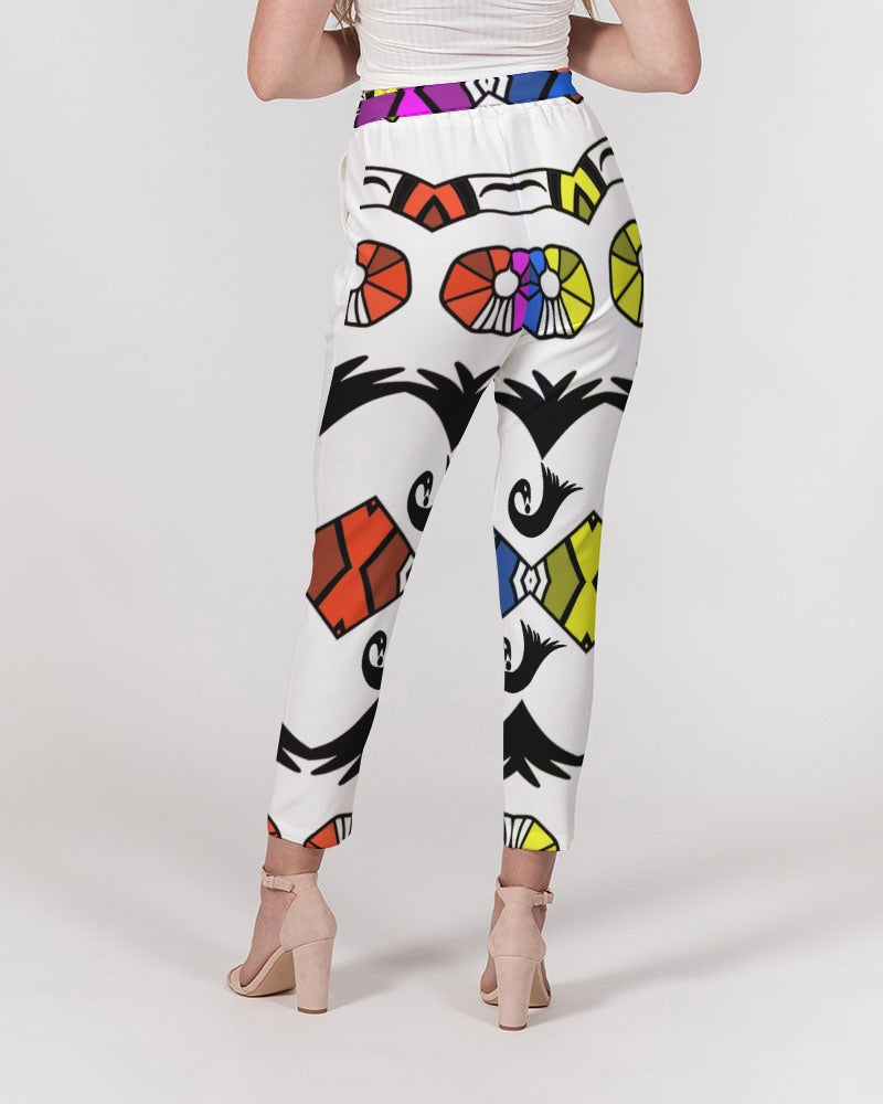 SANKOFA TRIBE Women's Belted Tapered Pants