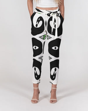 MOTHER'S ARMY Women's Belted Tapered Pants